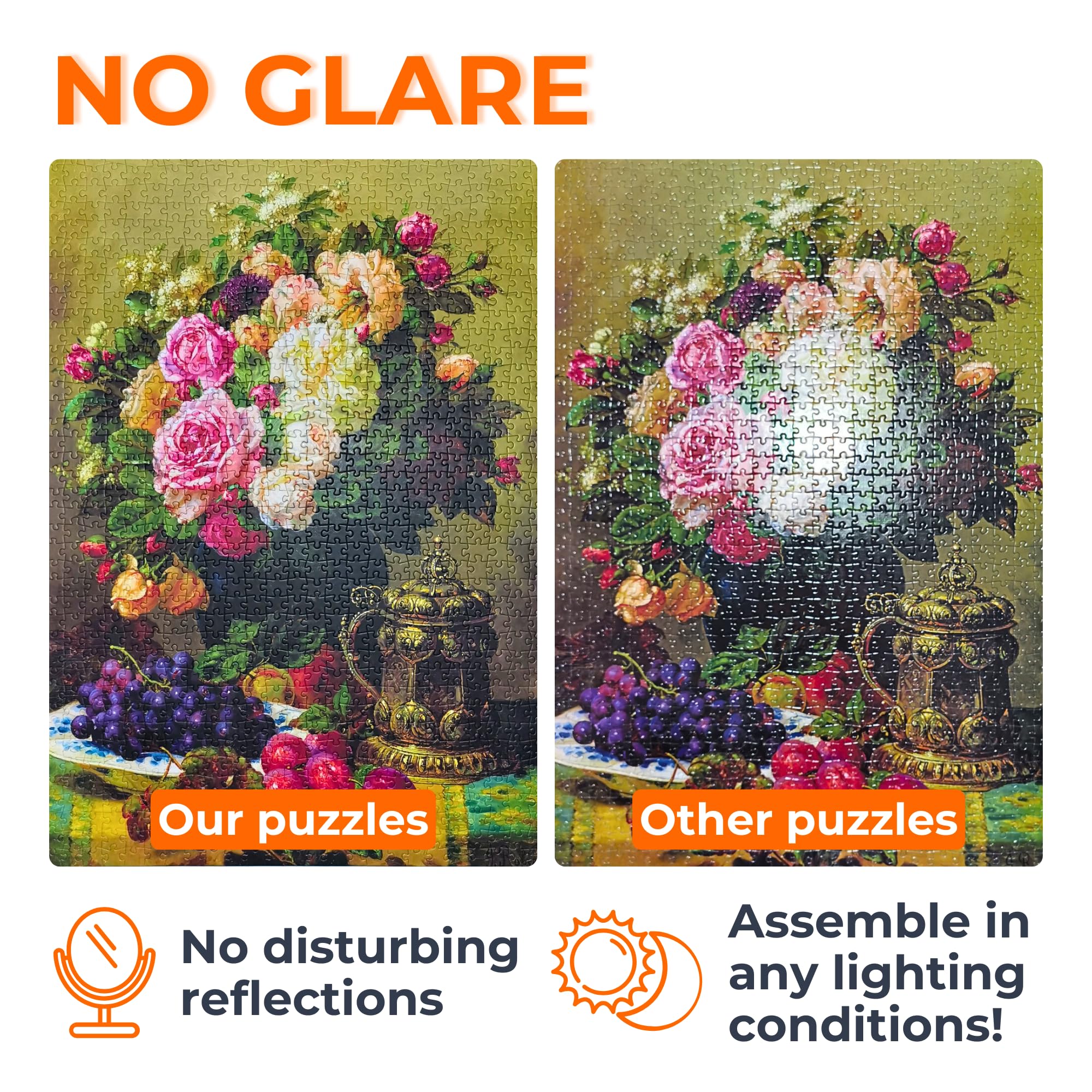 Amazon.com: ENJOY Puzzle Happy House and Flower Garden